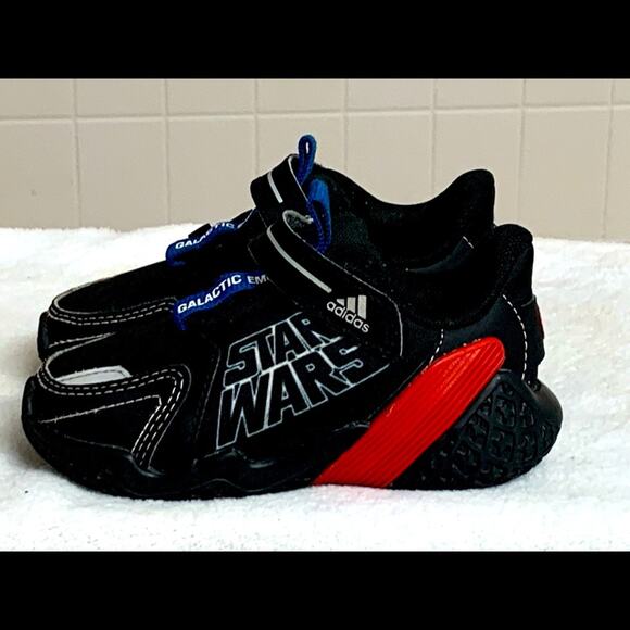 adidas Other - TODDLER ADIDAS STAR WARS GALACTIC EMPIRE EDITION VELCRO SLIP ON SHOES SIZE 6K